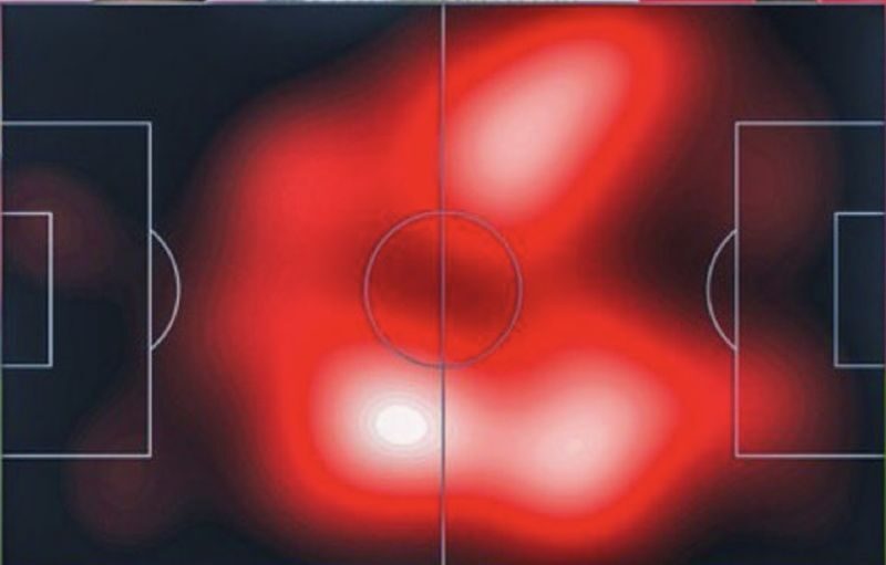 Kante trong một pha tấn công