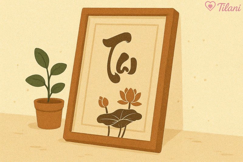 Tranh thư pháp mang thông điệp tốt lành là câu trả lời đầy giá trị cho câu hỏi "quà cưới nên tặng gì" theo phong tục Việt.