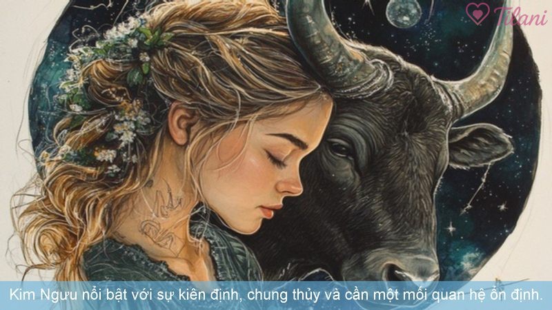 Kim Ngưu nổi bật với sự kiên định, chung thủy và cần một mối quan hệ ổn định.