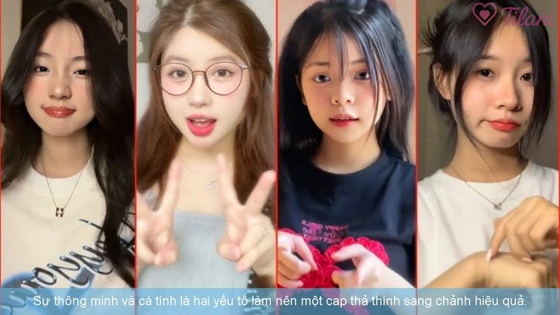 Sự thông minh và cá tính là hai yếu tố làm nên một cap thả thính sang chảnh hiệu quả.