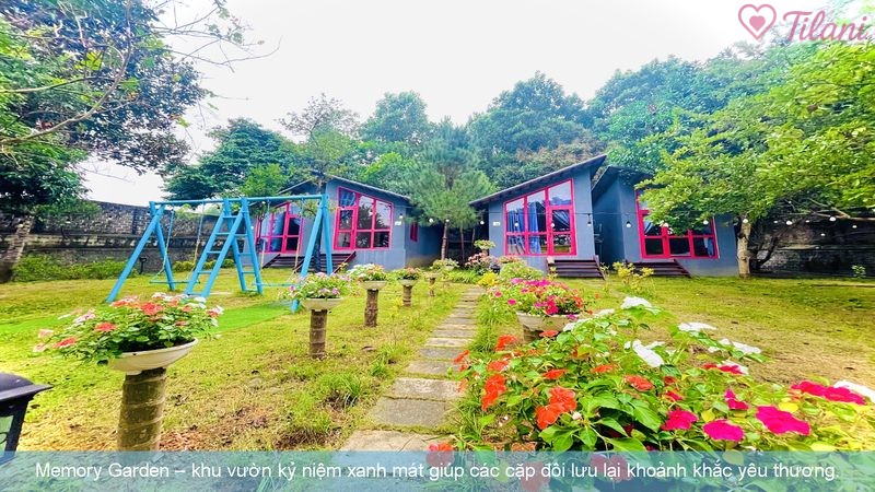 Memory Garden – khu vườn kỷ niệm xanh mát giúp các cặp đôi lưu lại khoảnh khắc yêu thương.