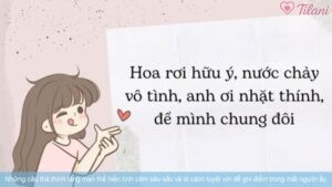 Những câu thả thính lãng mạn thể hiện tình cảm sâu sắc và là cách tuyệt vời để ghi điểm trong mắt người ấy.