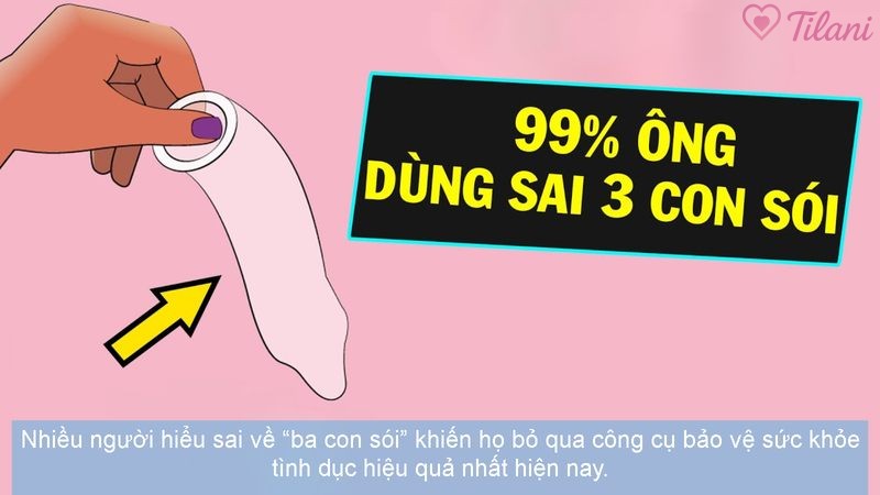 Nhiều người hiểu sai về “ba con sói” khiến họ bỏ qua công cụ bảo vệ sức khỏe tình dục hiệu quả nhất hiện nay.