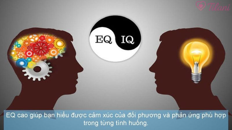 EQ cao giúp bạn hiểu được cảm xúc của đối phương và phản ứng phù hợp trong từng tình huống.