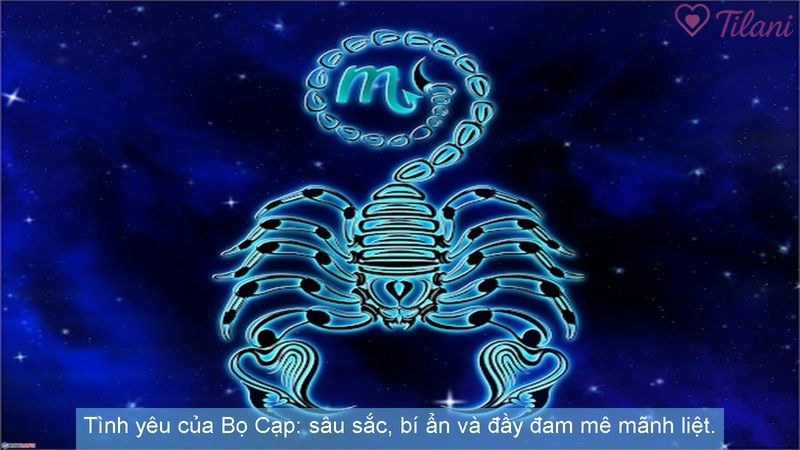 Tình yêu của Bọ Cạp: sâu sắc, bí ẩn và đầy đam mê mãnh liệt.