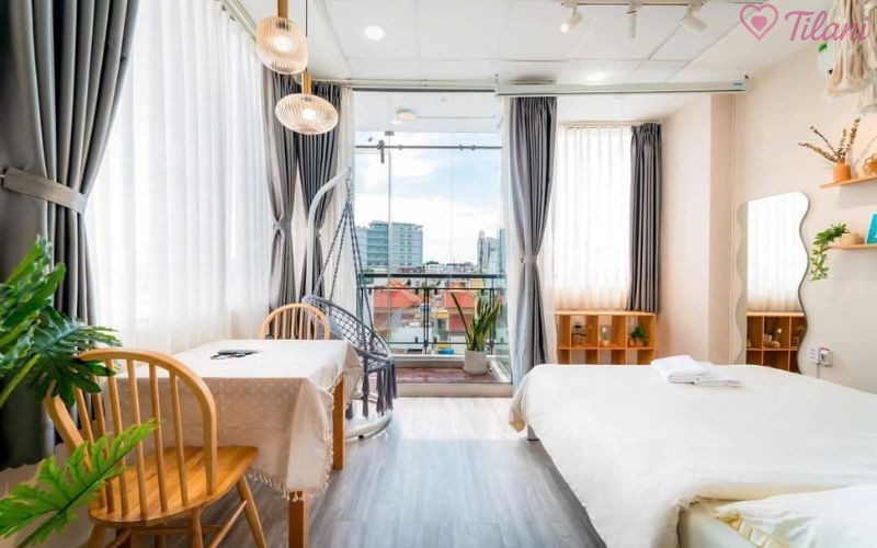 The Hut Homestay tại Quận Phú Nhuận là lựa chọn hợp lý cho cặp đôi cần không gian riêng mà không quá tốn kém.