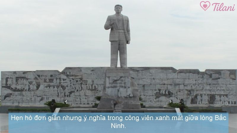 Hẹn hò đơn giản nhưng ý nghĩa trong công viên xanh mát giữa lòng Bắc Ninh.